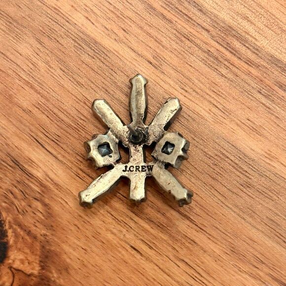 J.Crew | Rhinestone Starburst Earrings | 1” Length - Picture 2 of 3